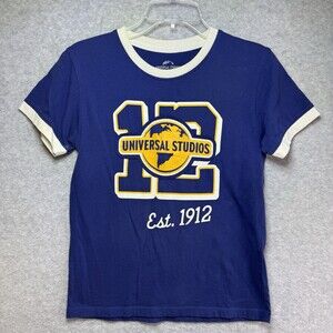 Universal Studios Orlando Resort Ringer Tee Short-Sleeve T-Shirt Youth L Blue